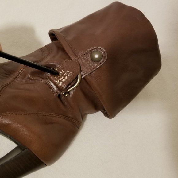 Carisma Leather Pull-On Boots Change Calf to Ankle Brown 7 1/2 Made in Italy - Picture 8 of 12
